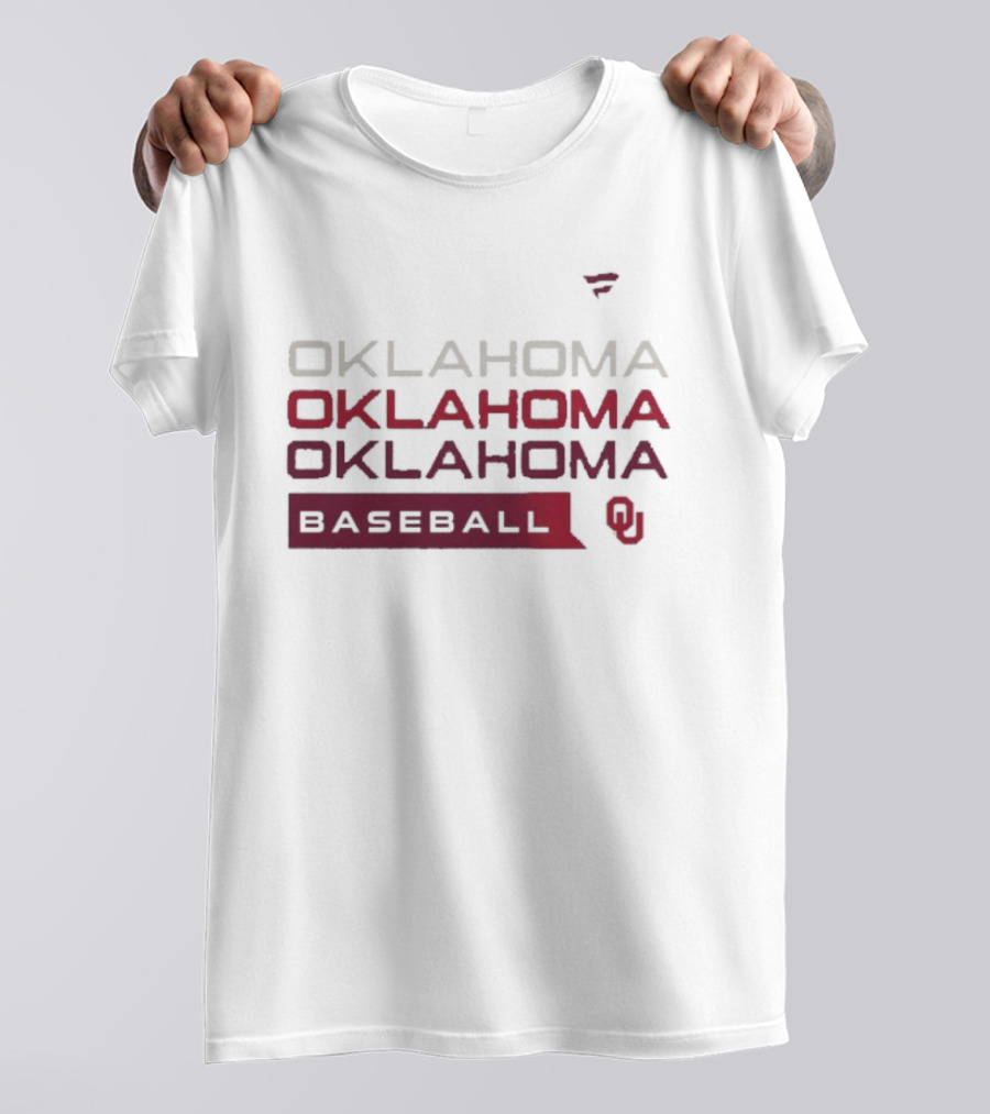 Oklahoma Baseball Tri Blend Fan Gear T-Shirt