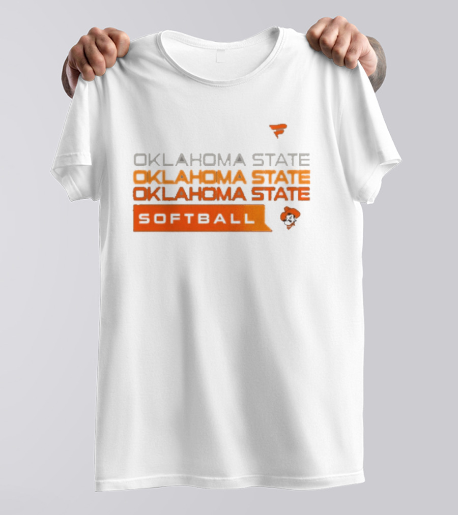 Oklahoma State College Softball Cowboys Hype Tri Blend T-Shirt