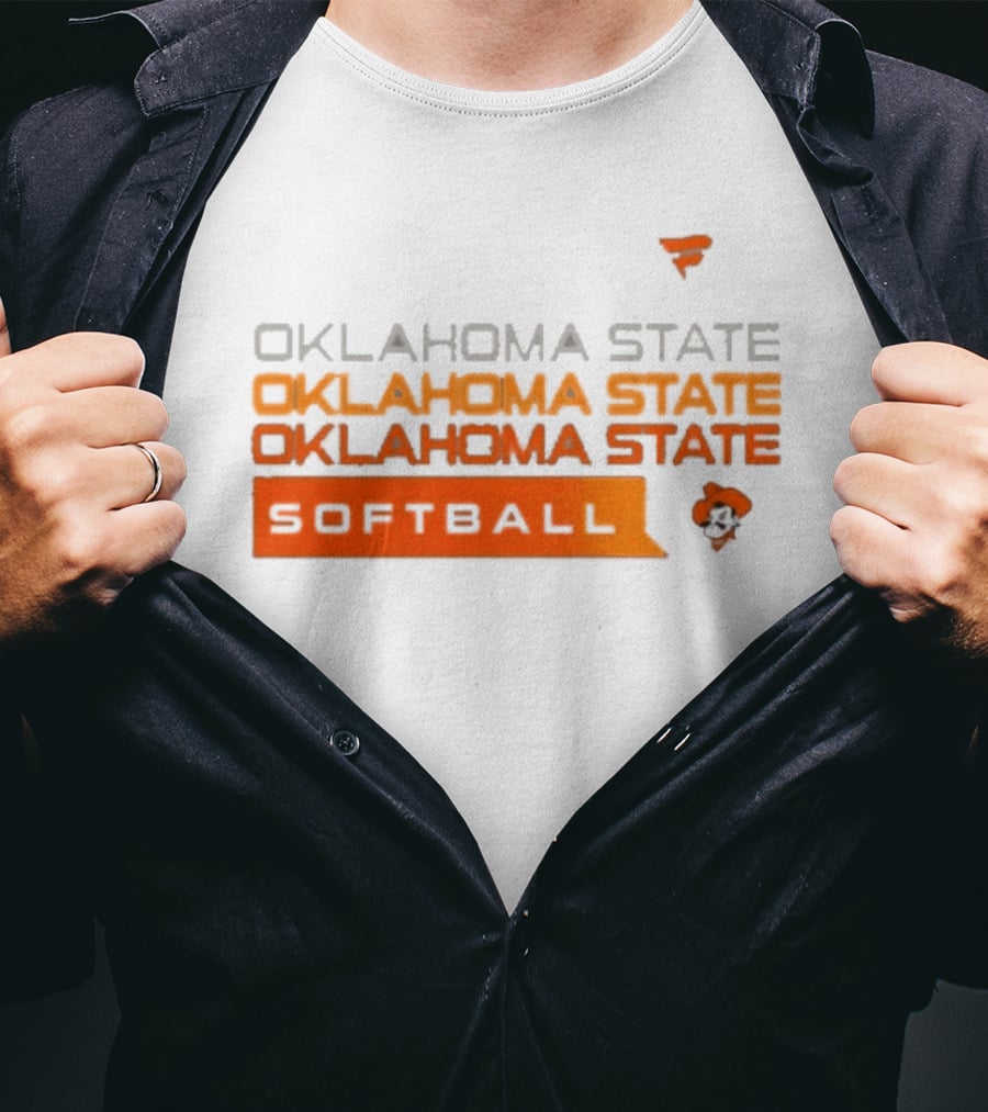 Oklahoma State College Softball Cowboys Hype Tri Blend T-Shirt