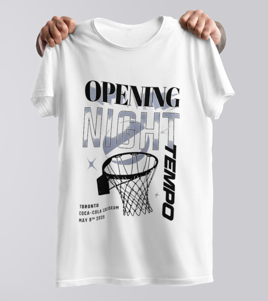 Opening Night Toronto Tempo WNBA Coca Cola Coliseum May 8th 2026 T-Shirt