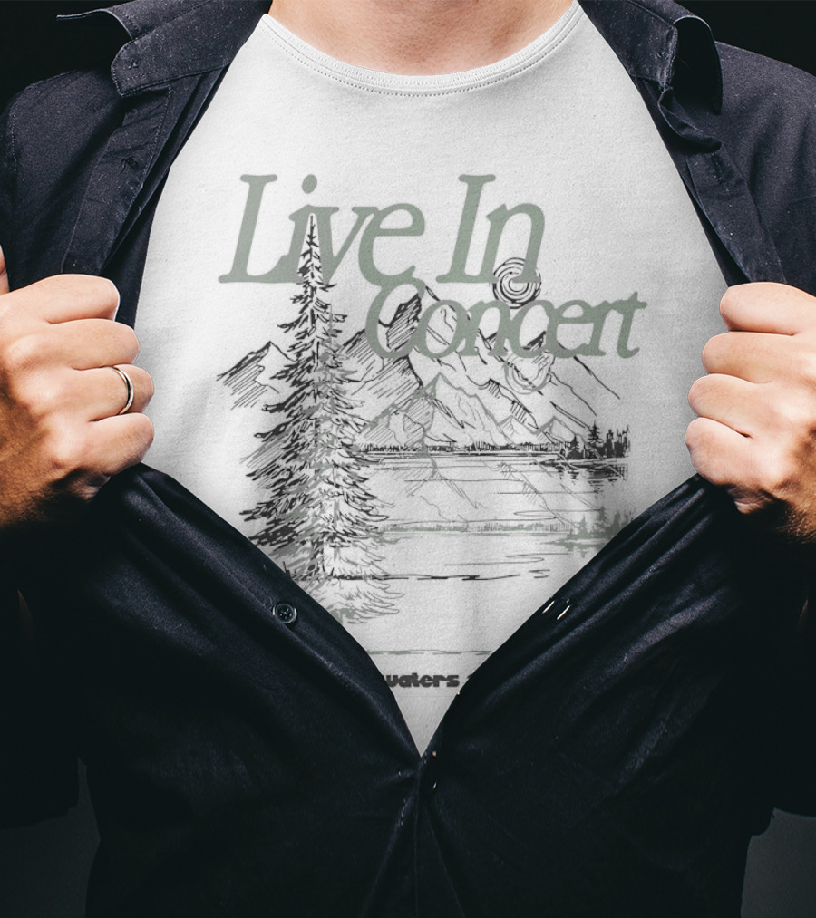 Live In Concert Ruby Waters 2026 Mountain Scenery T-Shirt