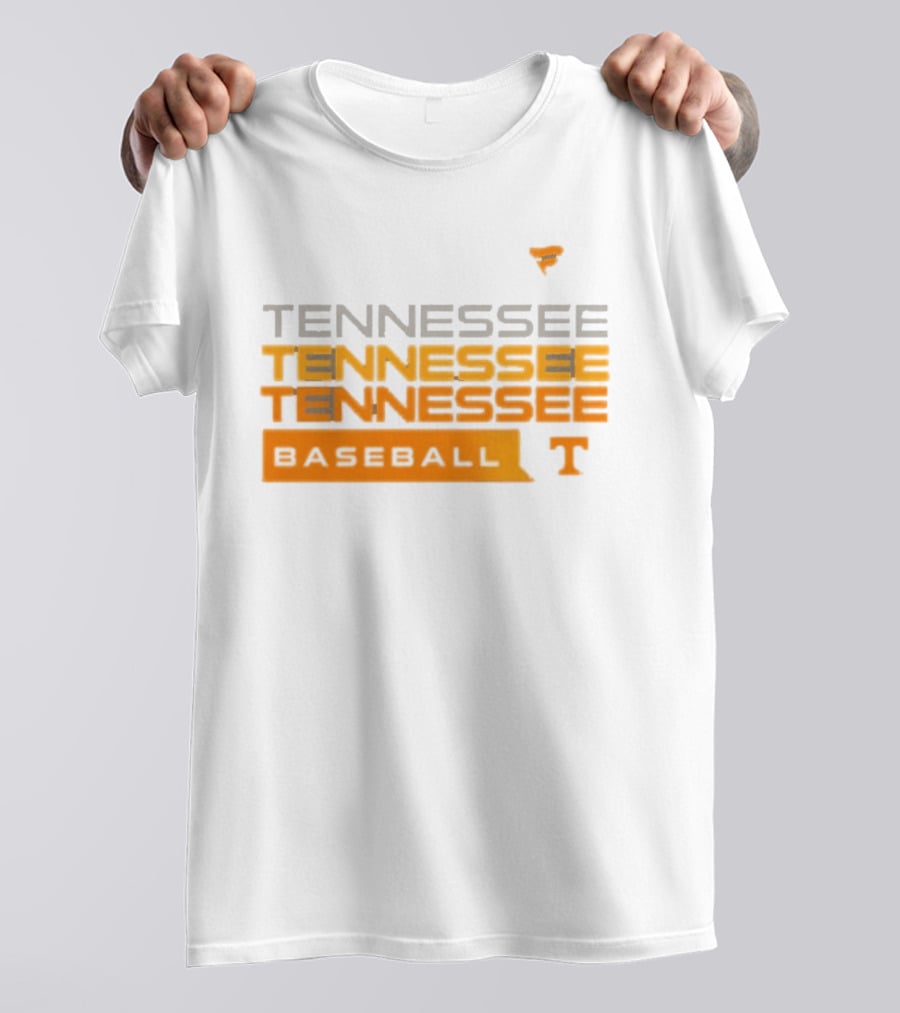 Tennessee Volunteers Baseball Tri Blend Hype Official College Gear T-Shirt