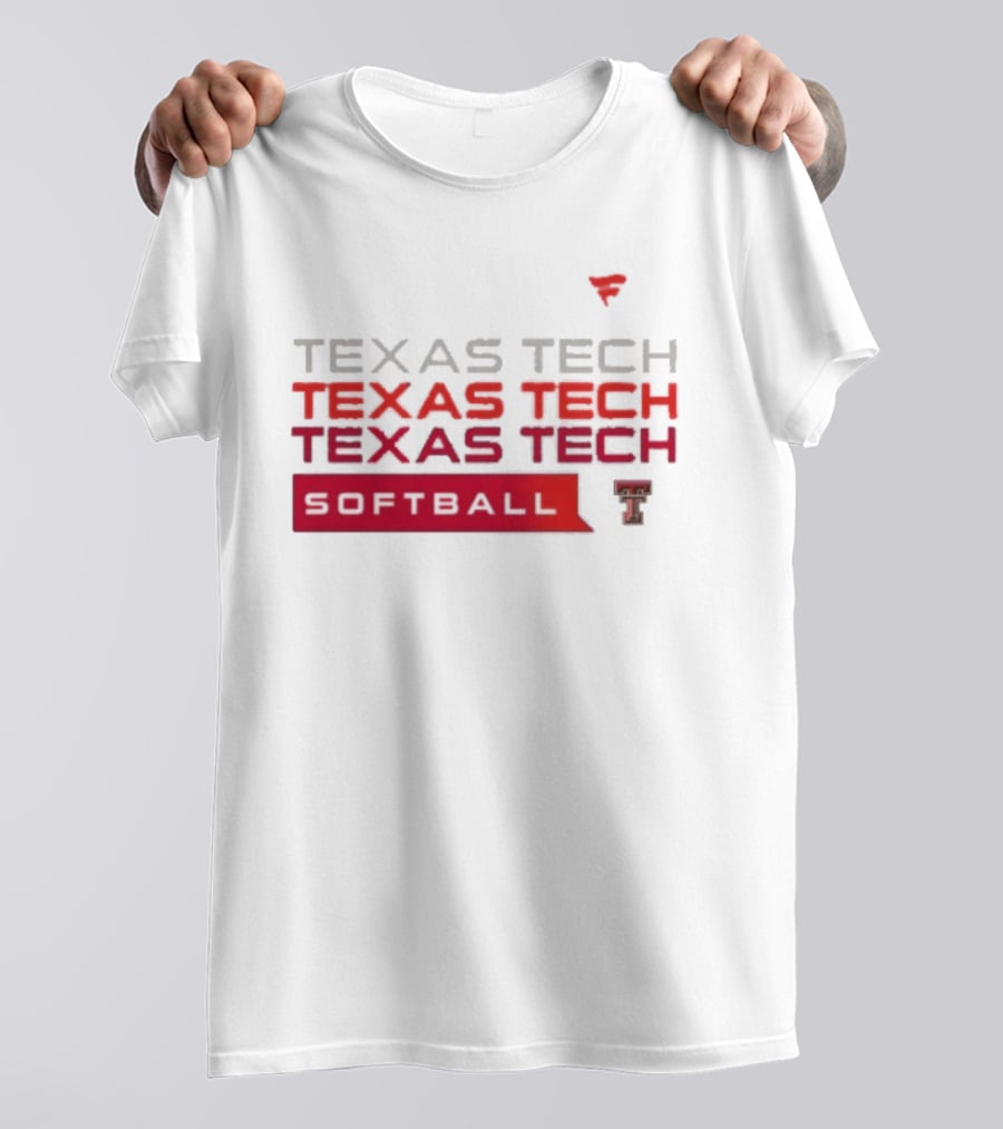 Texas Tech Red Raiders Softball Tri Blend College Hype T-Shirt