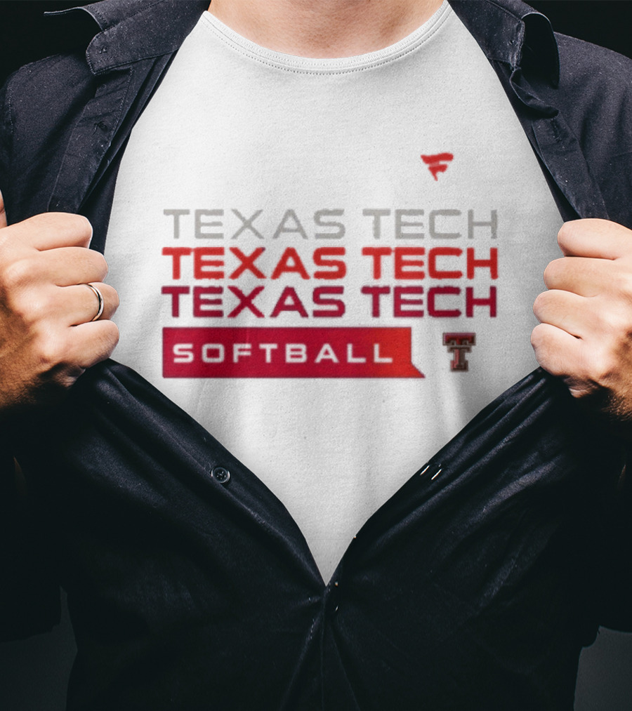 Texas Tech Red Raiders Softball Tri Blend College Hype T-Shirt