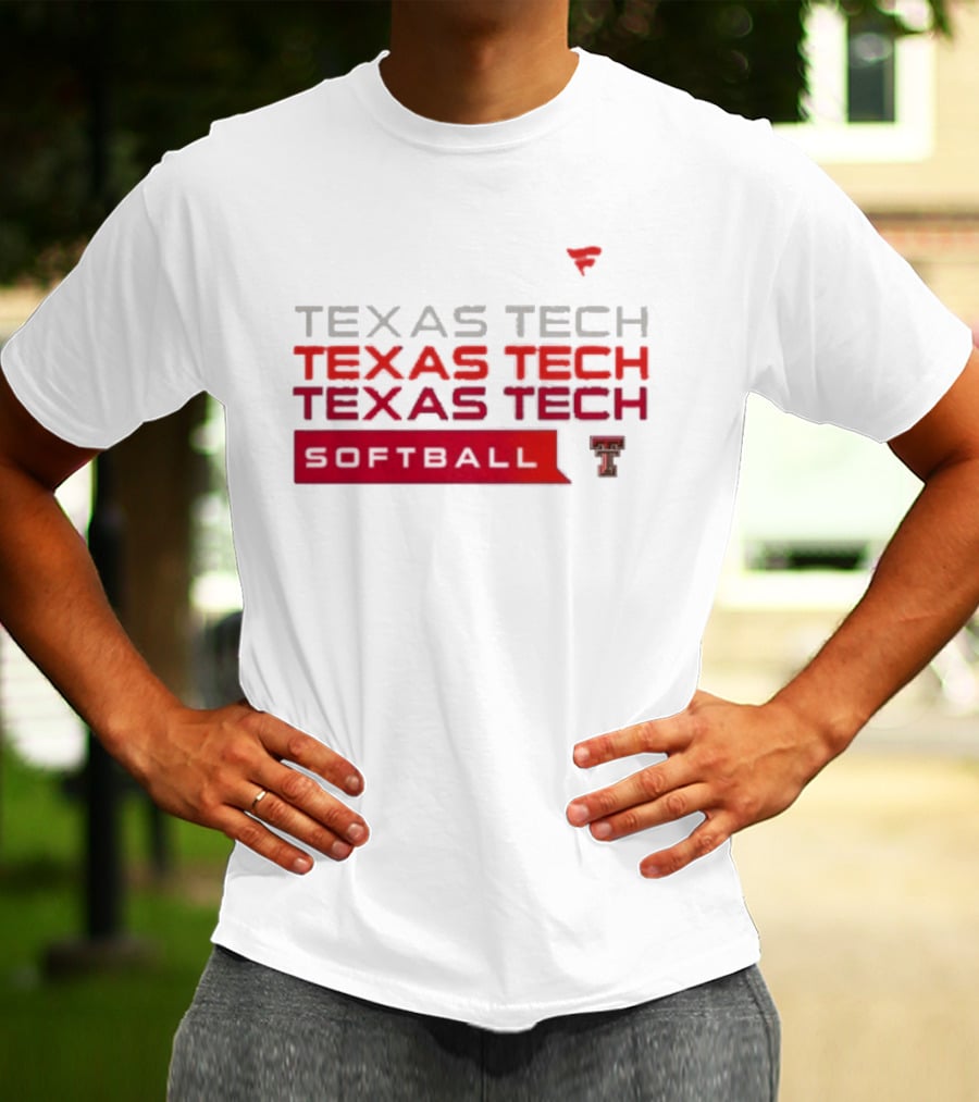 Texas Tech Red Raiders Softball Tri Blend College Hype T-Shirt