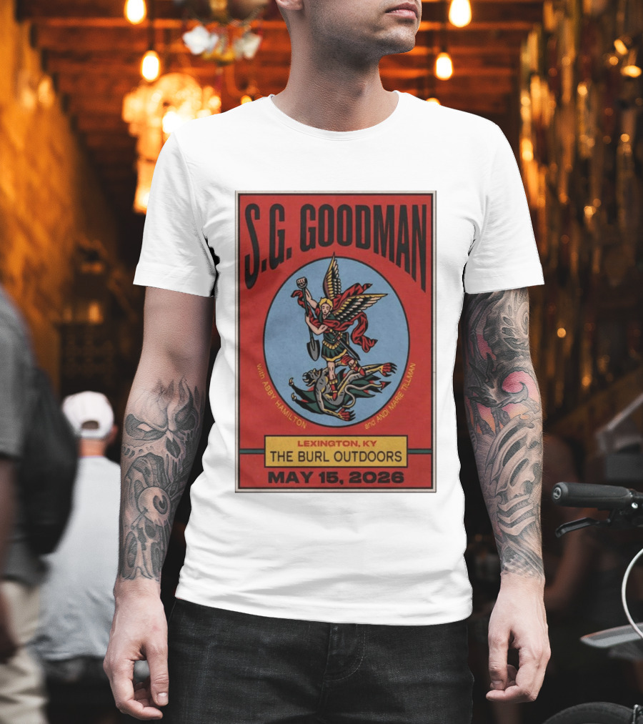S.G. Goodman Lexington KY The Burl Outdoors May 15 2026 With Abby Hamilton And Marie TIllman T-Shirt