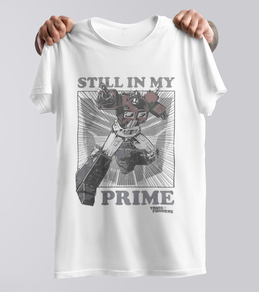 Still In My Prime Transformers Father's Day Dad T-Shirt