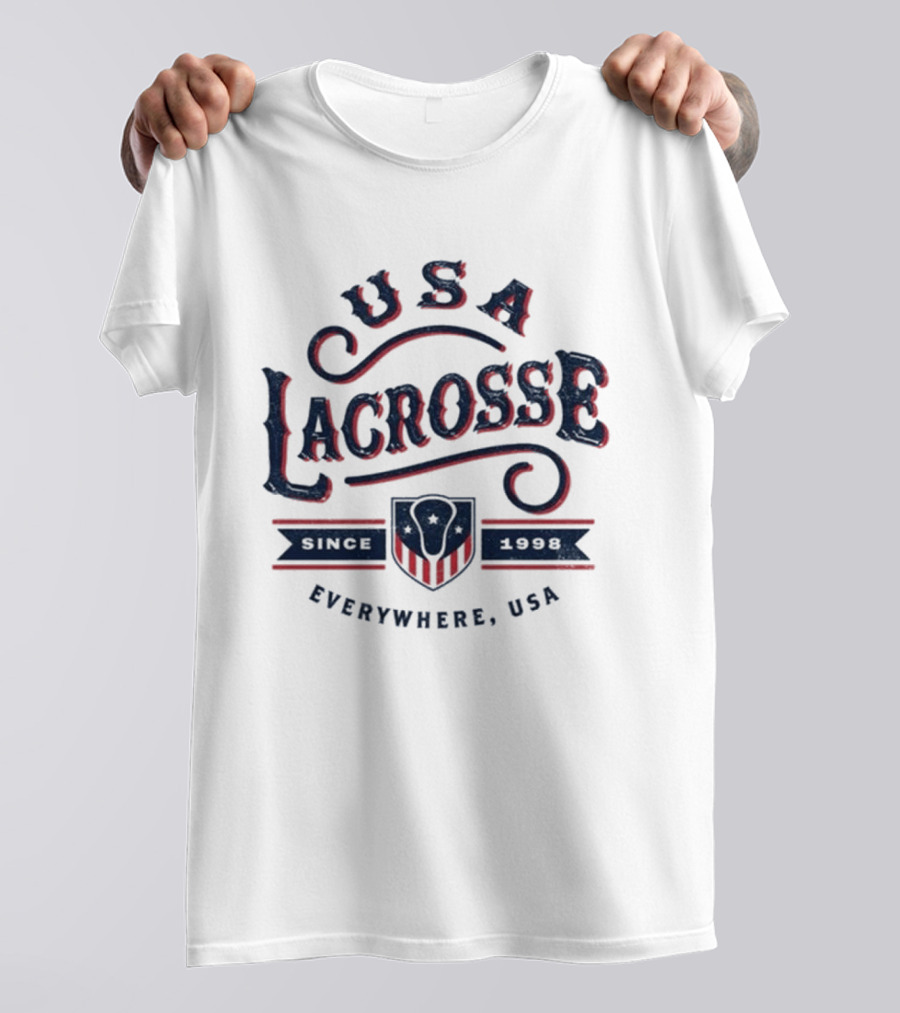 USA Lacrosse Since 1998 Everywhere, USA T-Shirt
