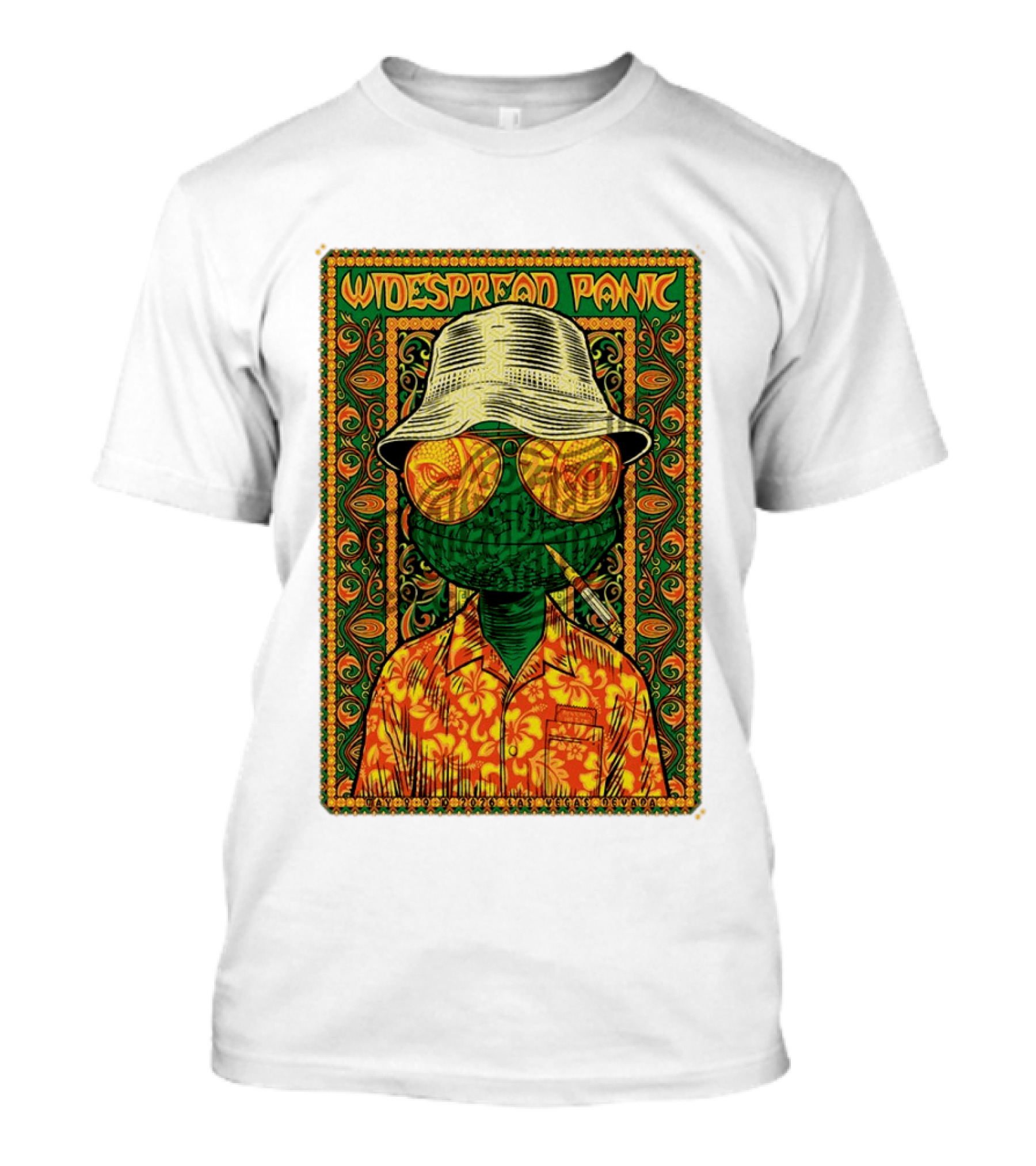 Widespread Panic May 8 10 2026 Las Vegas Tour Virgin Hotels The Theater Psychedelic T-Shirt