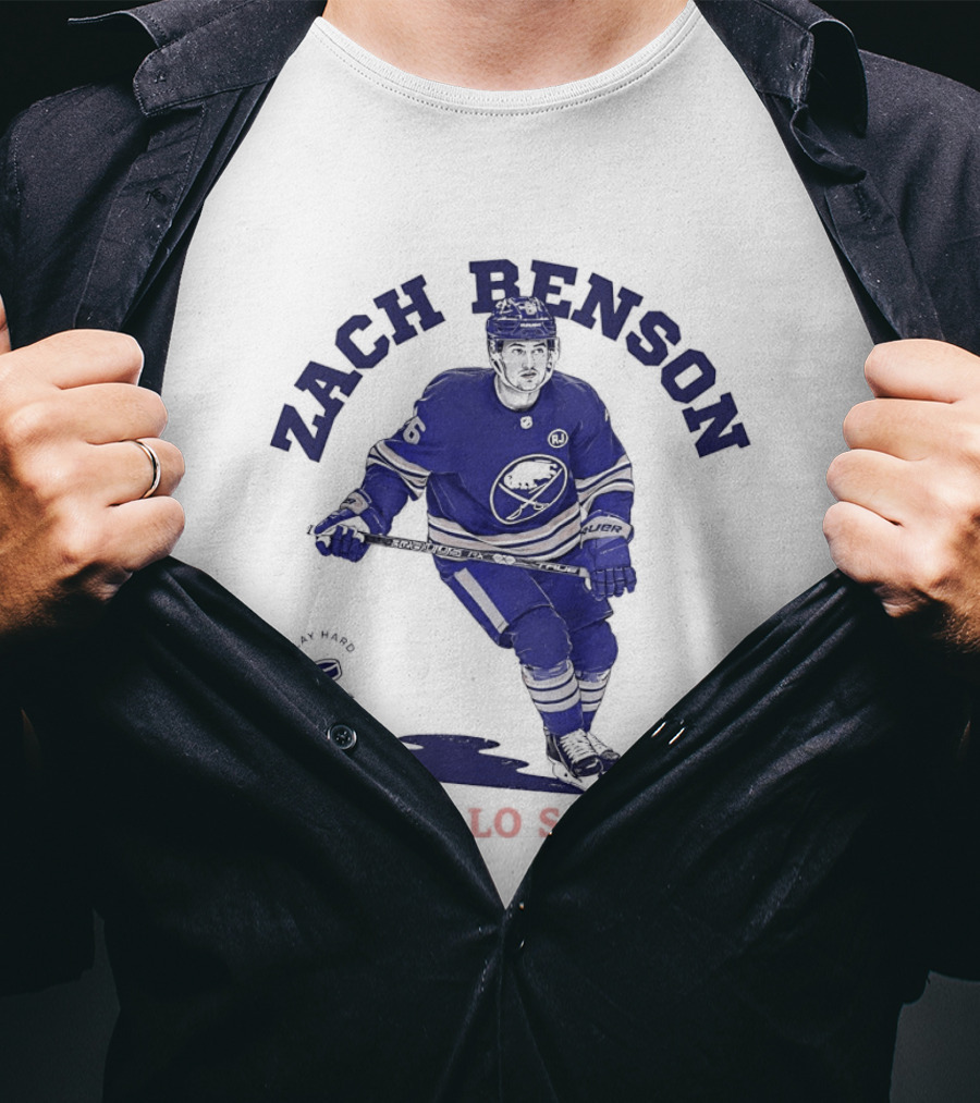 Zach Benson Buffalo Sabres National Hockey League Play Hard Have Fun T-Shirt