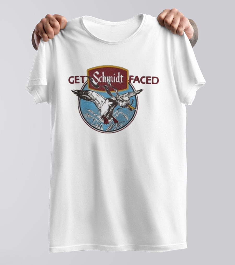 Schmidt Beer Get Schmidt Faced Goose T-Shirt