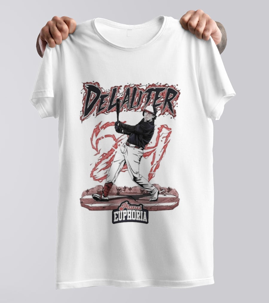 DeLauter Cosmic Euphoria Red Swing 21 T-Shirt