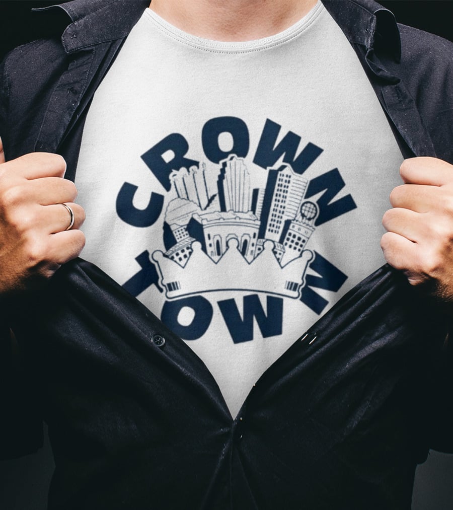 Kansas City Crown Town Skyline Architecture T-Shirt