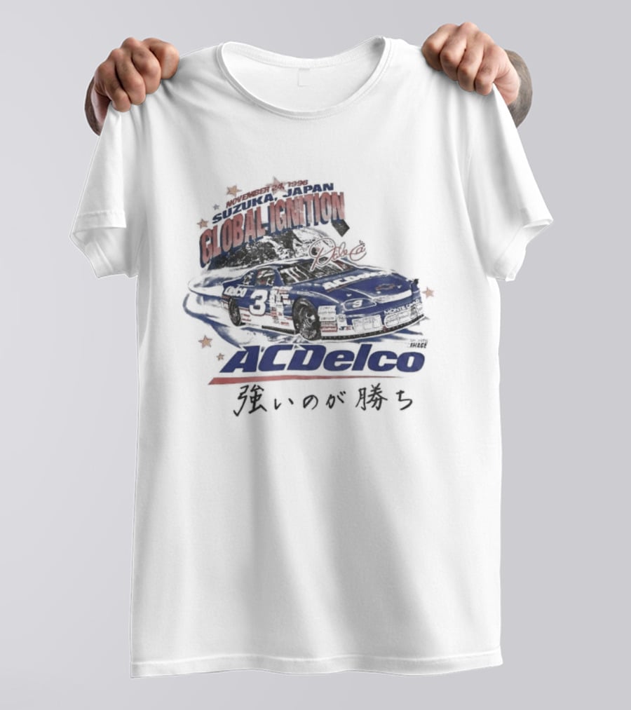 Dale Earnhardt ACDelco Global Ignition Japan Racing 1996 T-Shirt