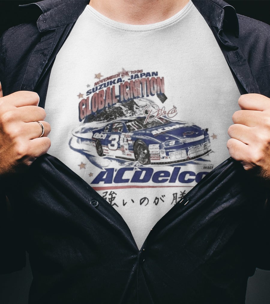 Dale Earnhardt ACDelco Global Ignition Japan Racing 1996 T-Shirt