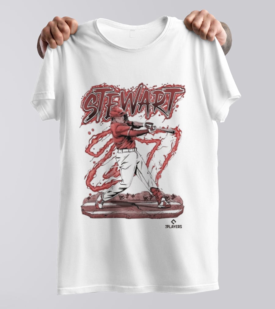 STEWART Powerful Baseball Swing T-Shirt