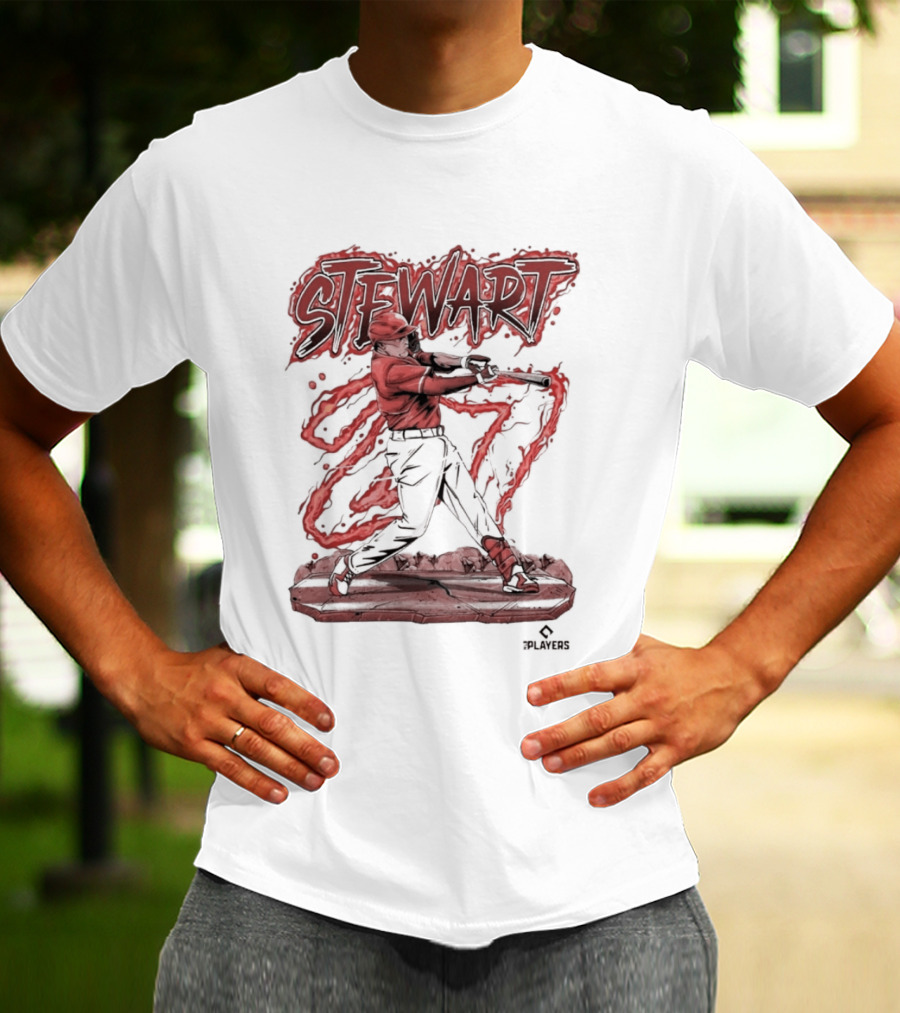 STEWART Powerful Baseball Swing T-Shirt