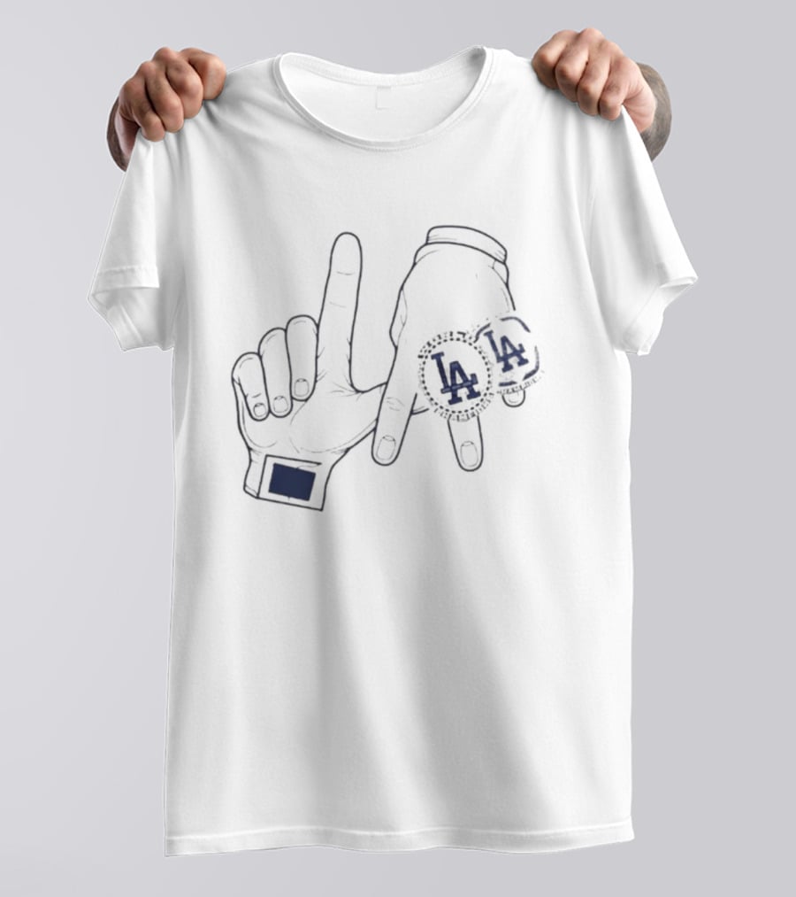 Dodgers Fans Knock Em Out Beat The Champs LA Rings T-Shirt