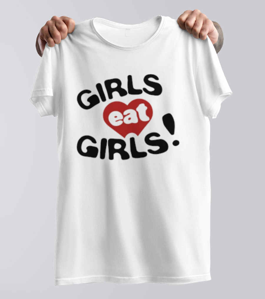 GIRLS Eat GIRLS Heart T-Shirt