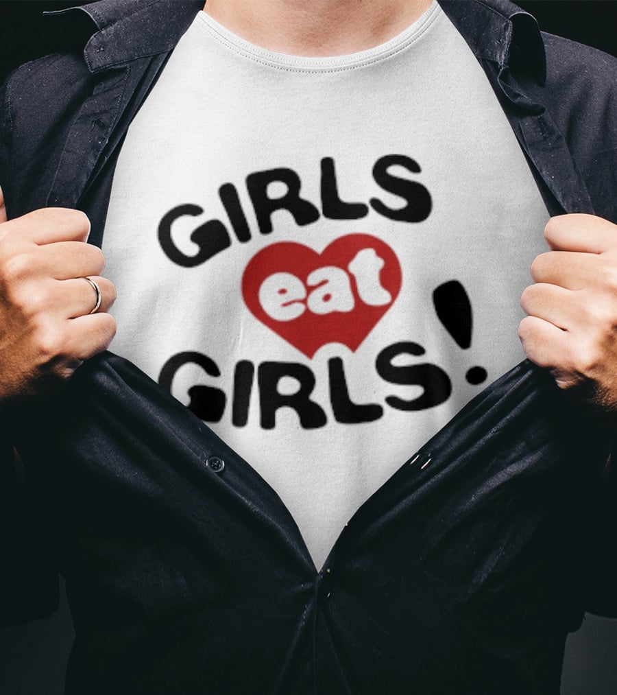 GIRLS Eat GIRLS Heart T-Shirt