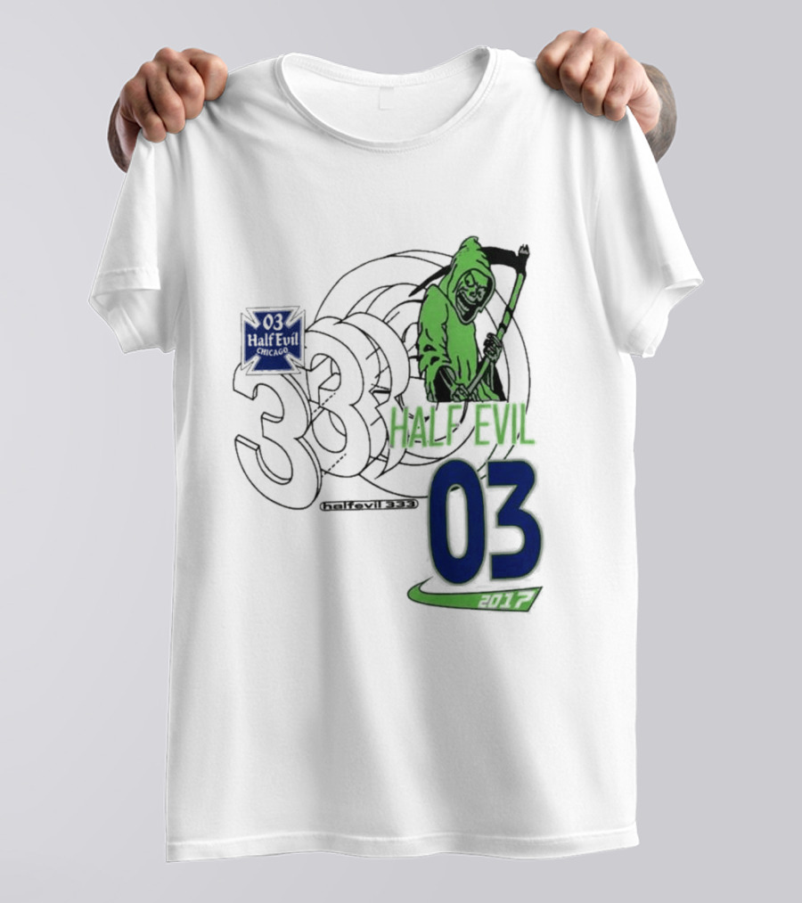 Halfevilco 333 Male Evil 03 Grim Reaper T-Shirt