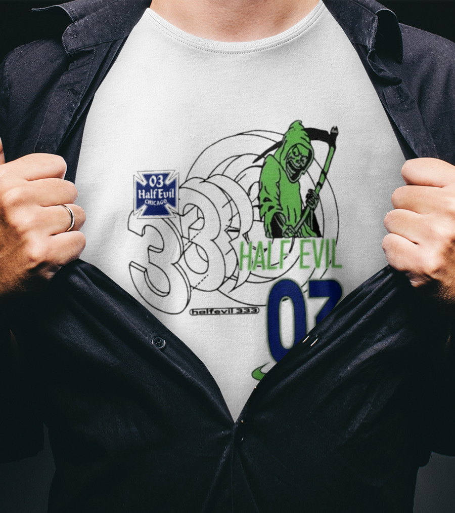 Halfevilco 333 Male Evil 03 Grim Reaper T-Shirt