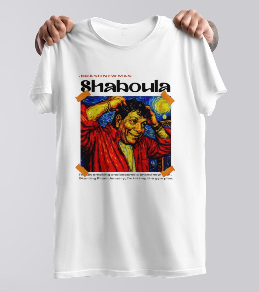 Van Gogh Style Shaboula Brand New Man T-Shirt