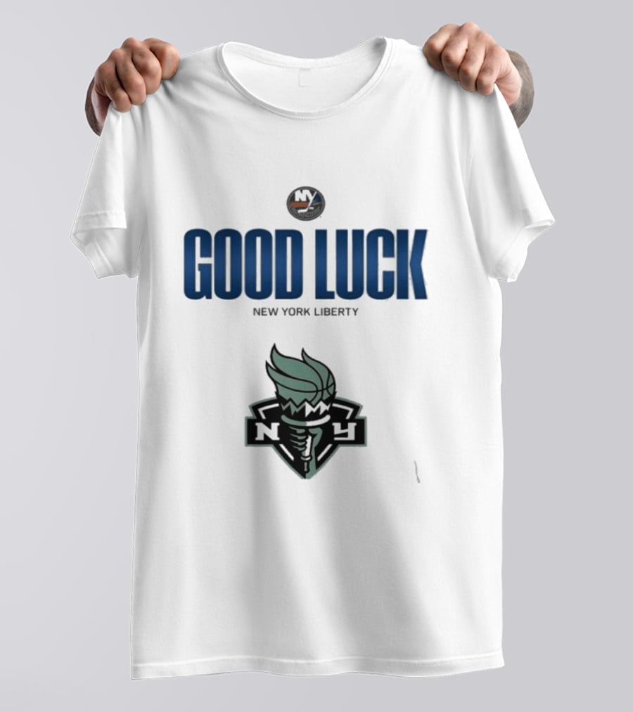 Good Luck New York Liberty NY Collaboration T-Shirt