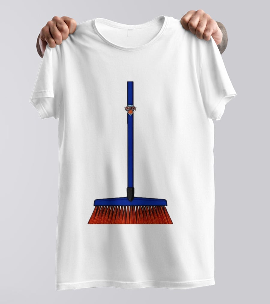 New York Knicks The Sweep 2026 Broom Basketball Fan Gear T-Shirt