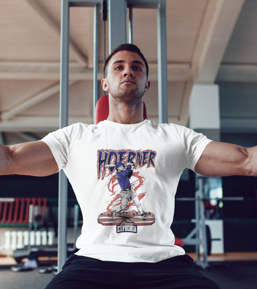 Hoerner The Blue Blaze Euphoria Baseball Player T-Shirt