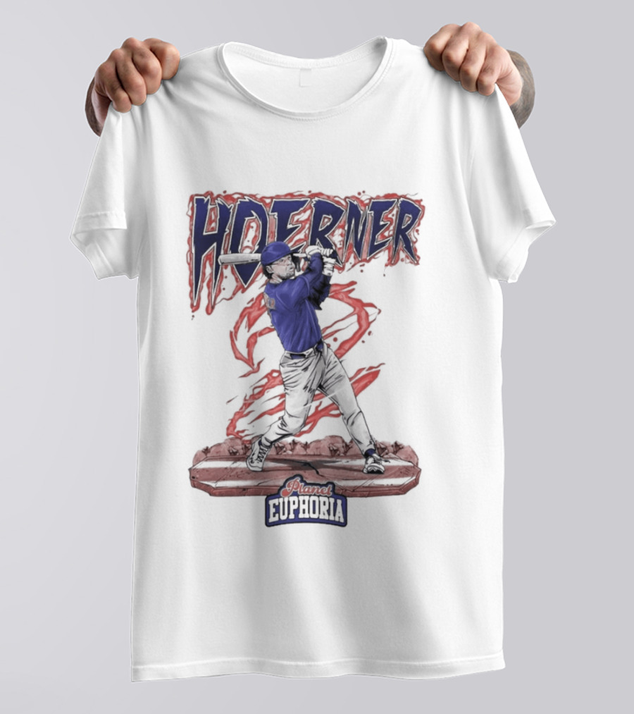 Hoerner The Blue Blaze Euphoria Baseball Player T-Shirt