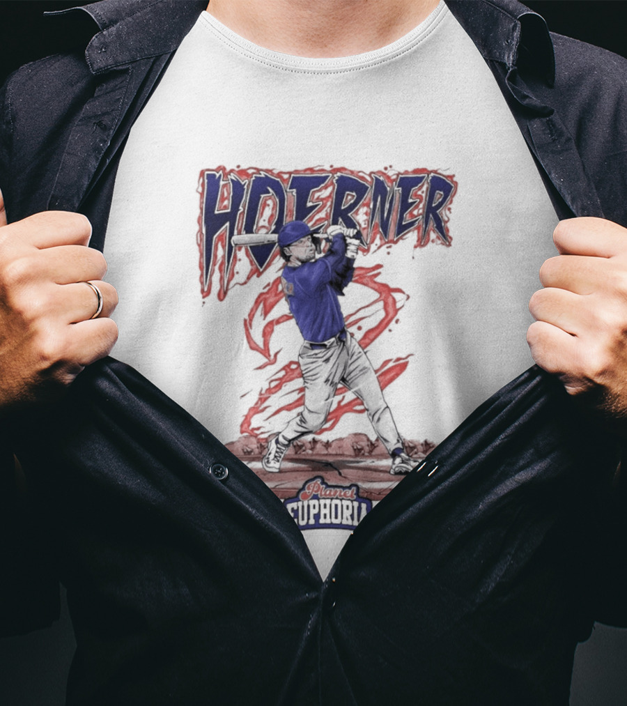 Hoerner The Blue Blaze Euphoria Baseball Player T-Shirt