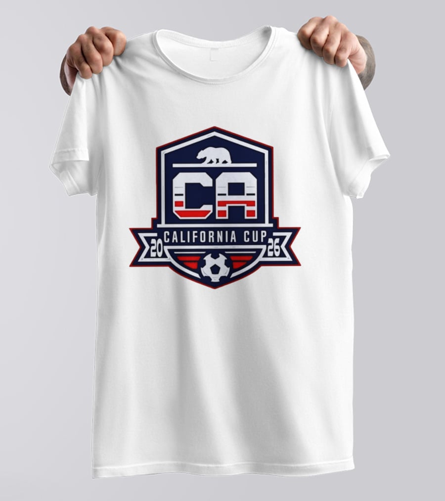 2026 California Cup Soccer CA Bear T-Shirt