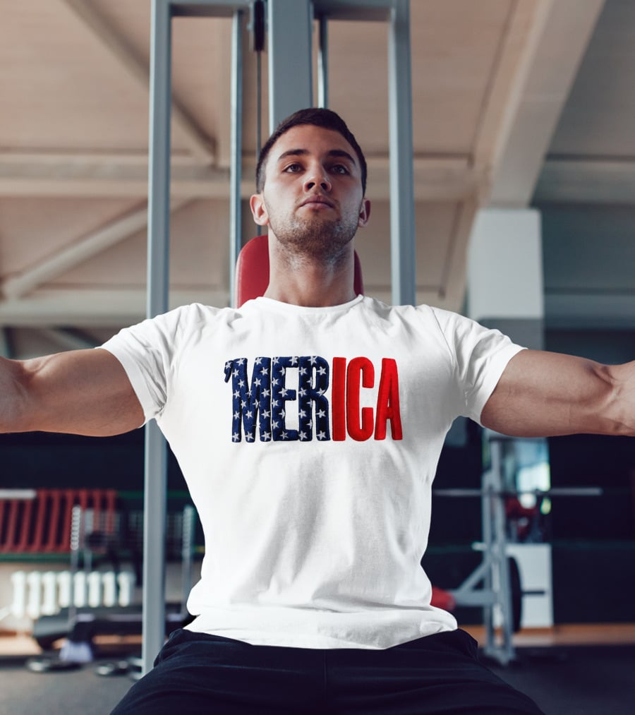 2026 USA 250th Merica Chrome White Camo Hat Stars Stripes T-Shirt