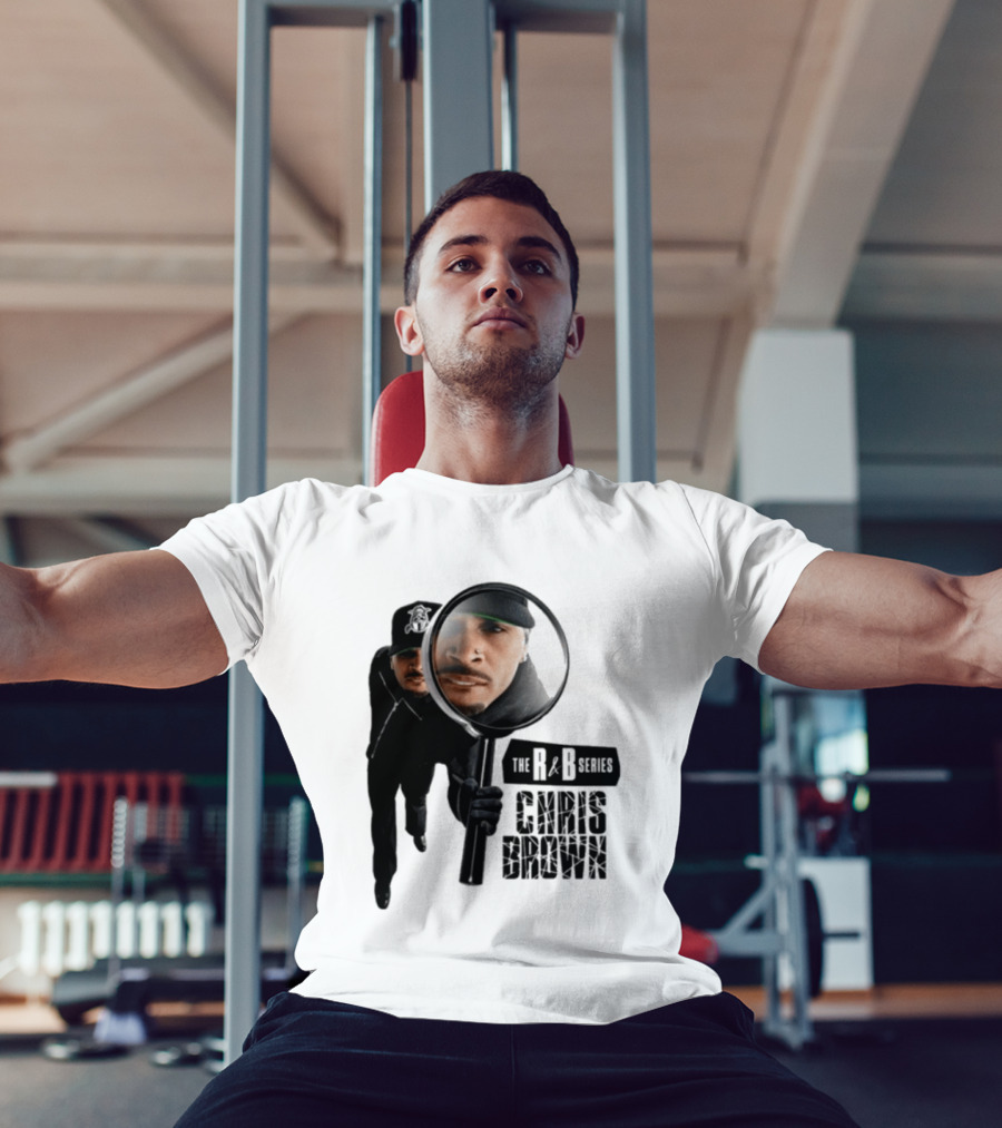 Chris Brown R&B Series Magnified Music Icon Magnifying Glass T-Shirt