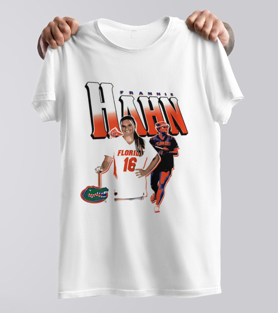 Florida Gators Lacrosse Frannie Hahn Number 16 Sports Team T-Shirt