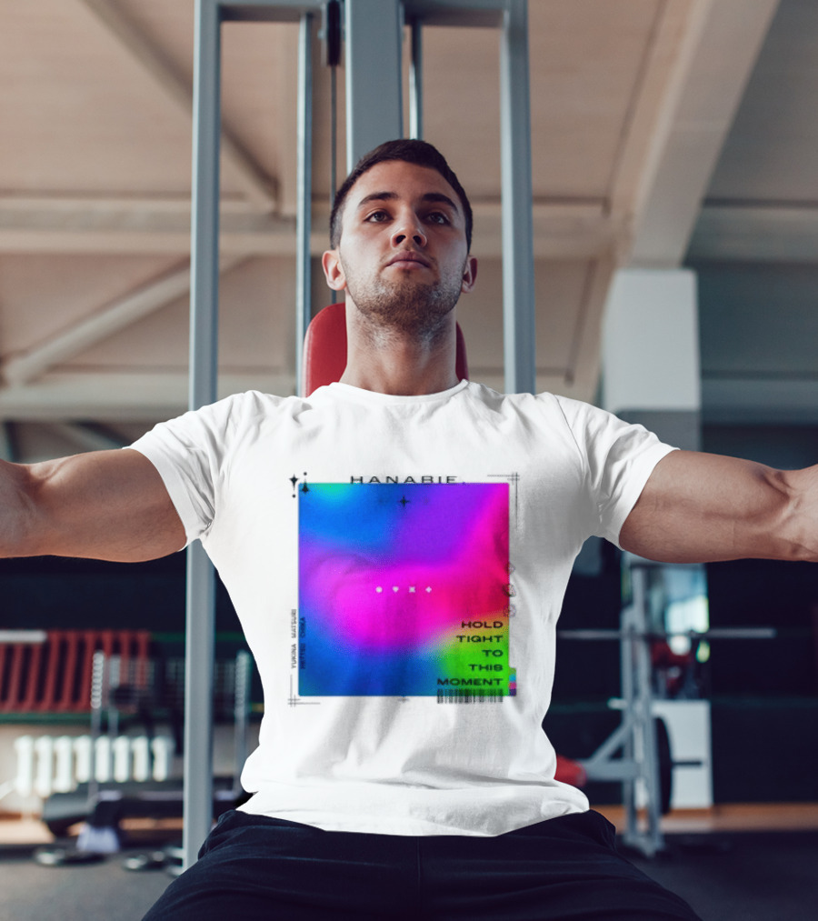 Hanabie Hold Tight To This Moment Vivid Neon Aesthetic T-Shirt