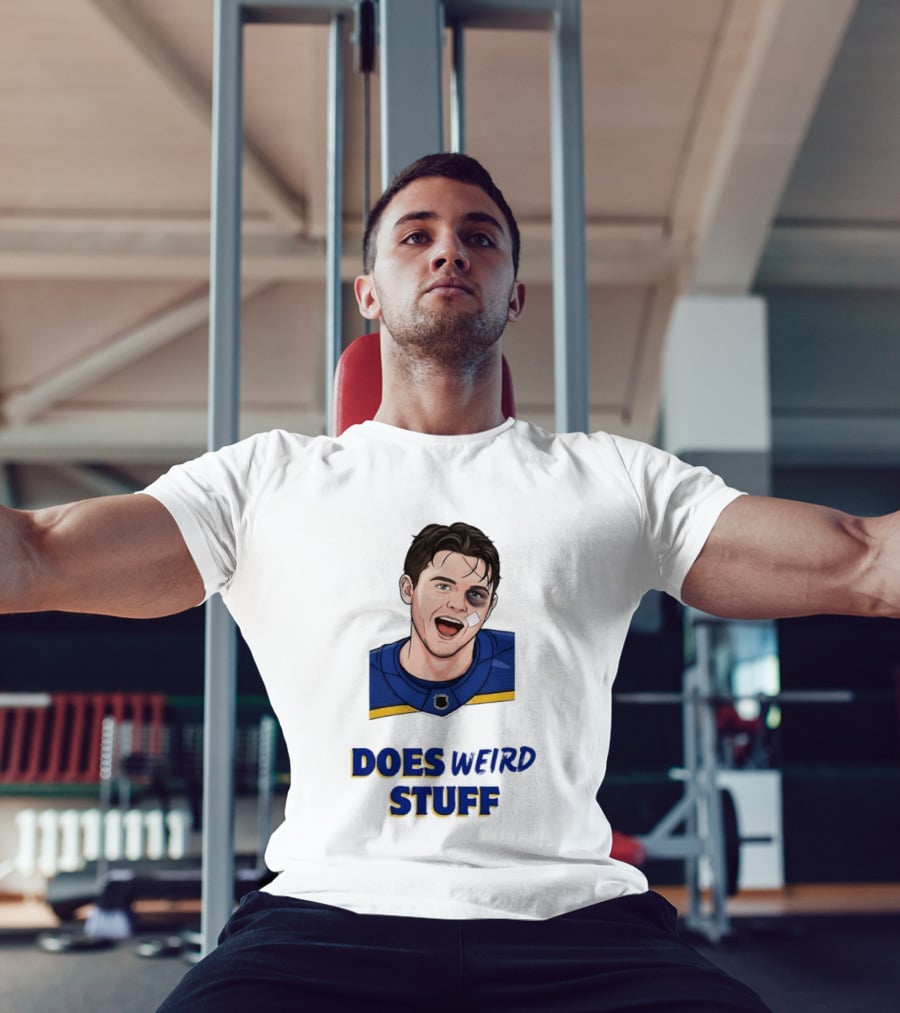 Jordan Binnington St. Louis Blues Does Weird Stuff T-Shirt