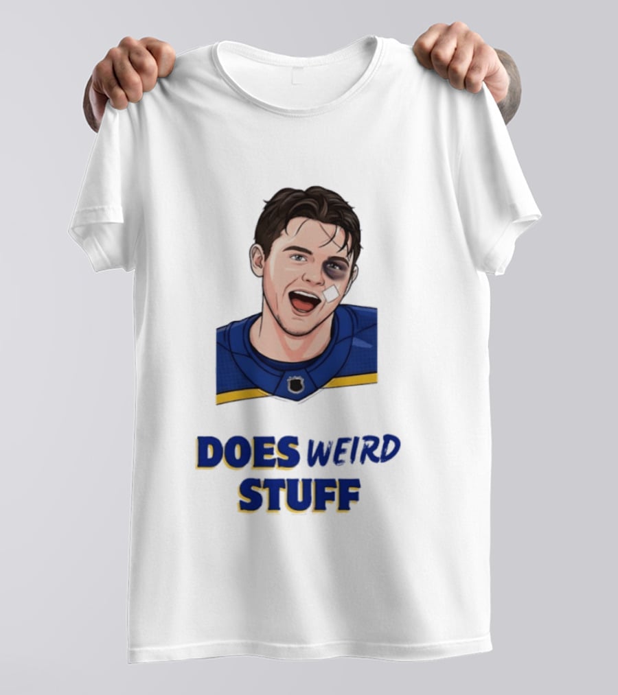 Jordan Binnington St. Louis Blues Does Weird Stuff T-Shirt