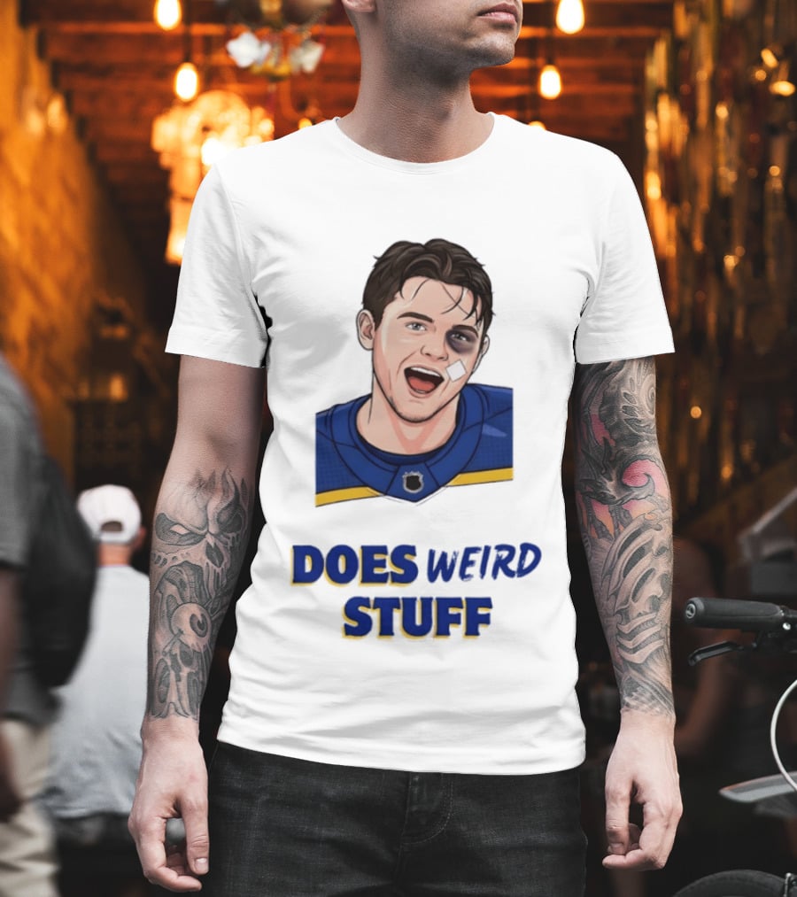 Jordan Binnington St. Louis Blues Does Weird Stuff T-Shirt