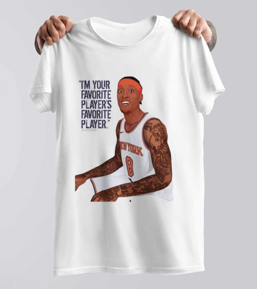 Michael Beasley I'm Your Favorite Player's Favorite Player New York Basketball 8 Tattoos T-Shirt