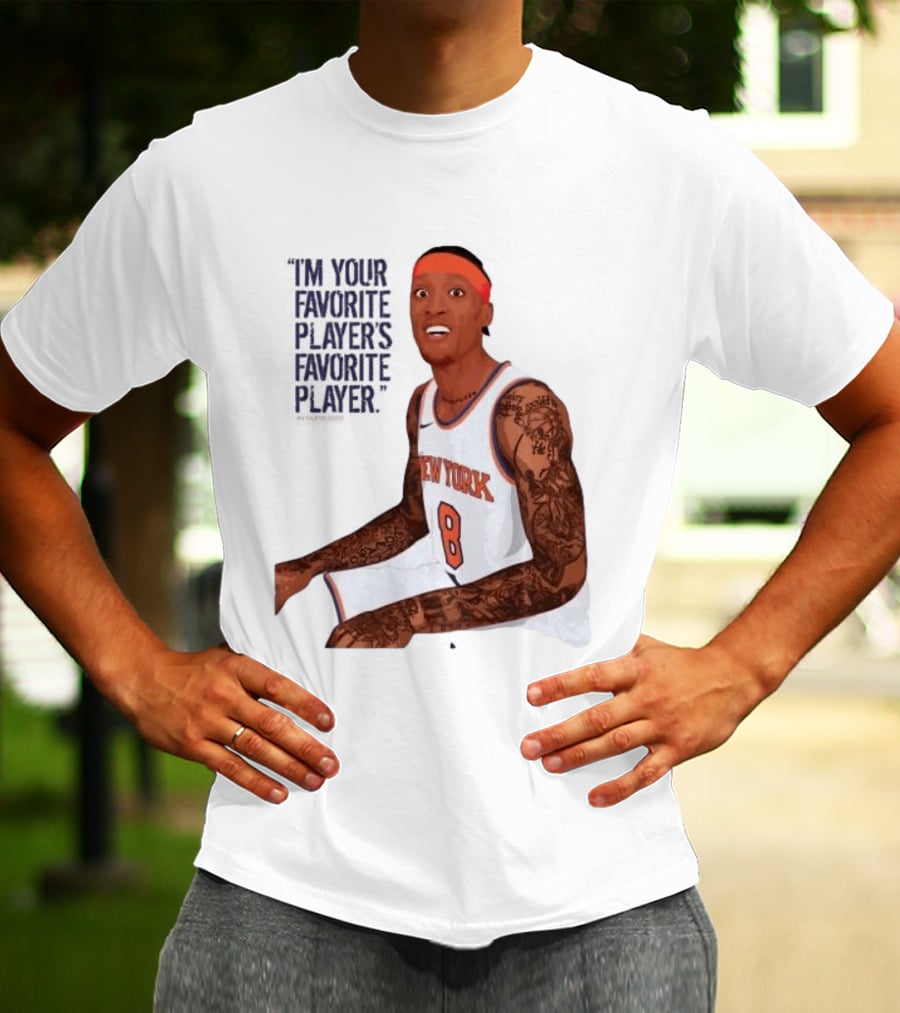 Michael Beasley I'm Your Favorite Player's Favorite Player New York Basketball 8 Tattoos T-Shirt