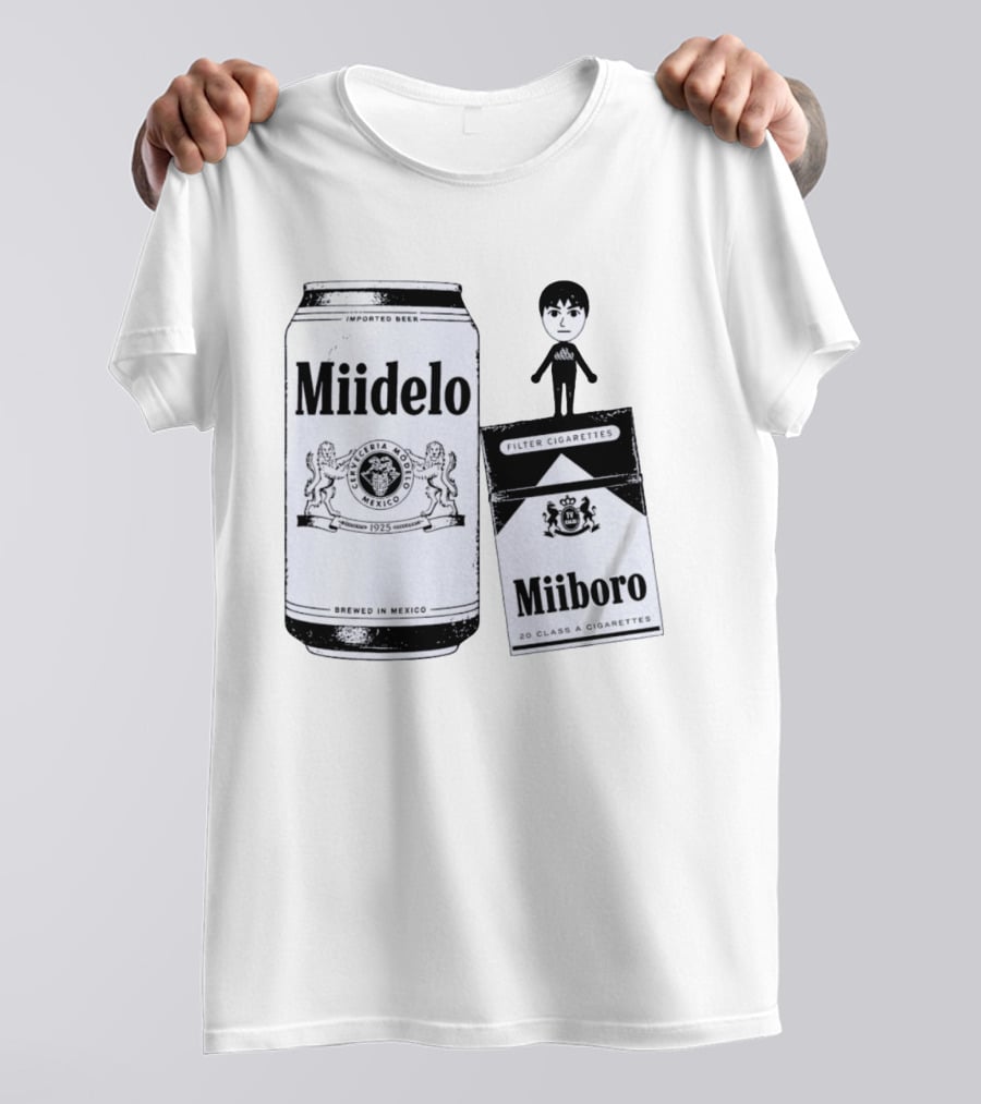 Miidelo Miiboro Tomodachi Life Mii Modelo Marlboro T-Shirt