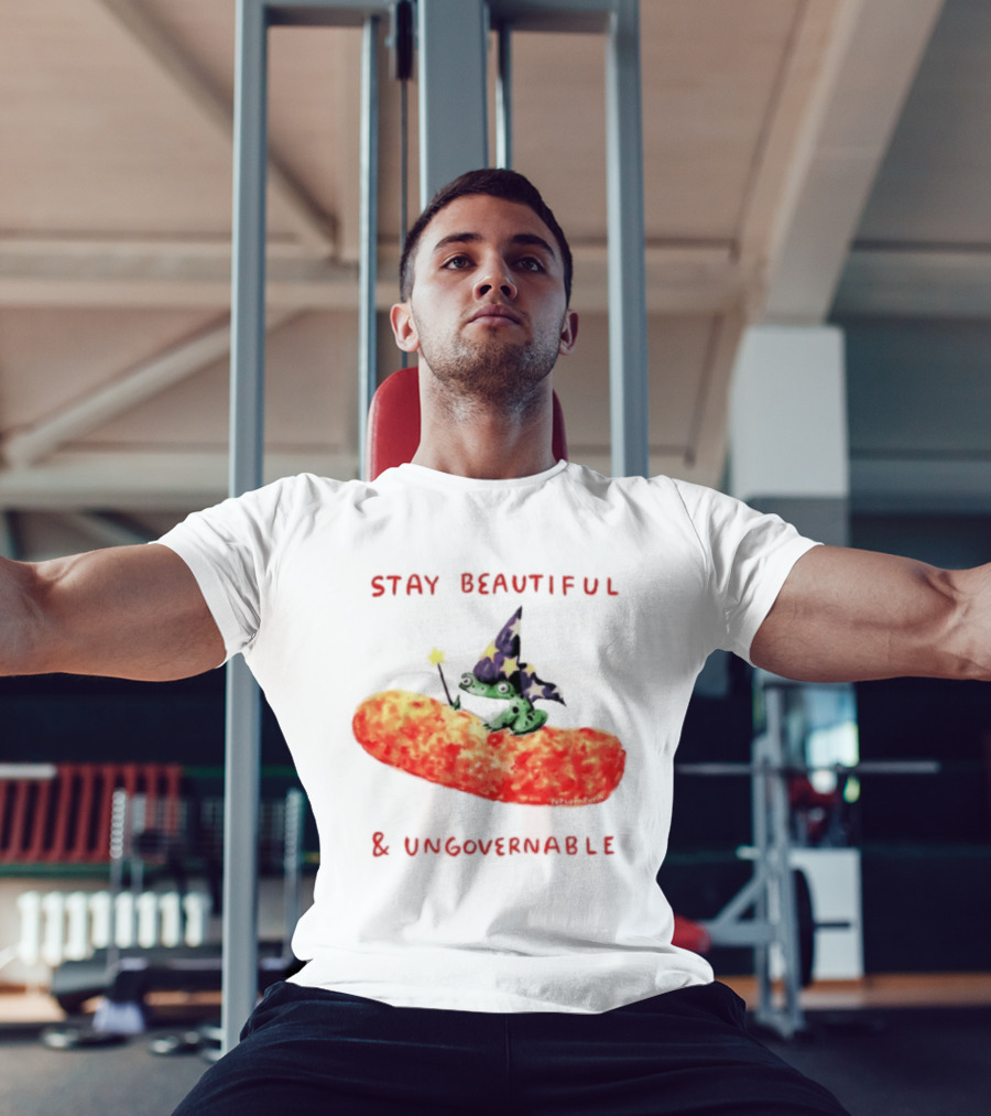 Stay Beautiful Ungovernable Wizard Frog Cheese Magic T-Shirt