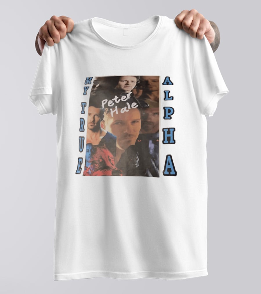 Peter Hale My True Alpha Collage With Photo Montage T-Shirt