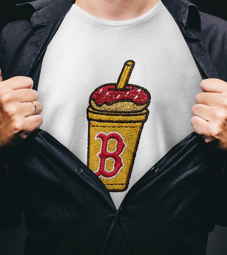 Red Sox Dunkin' Iced Coffee B Cap 2026 T-Shirt