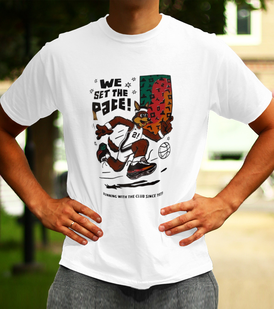 San Antonio Spurs We Set The Pace Running With The Club Since 1973 T-Shirt