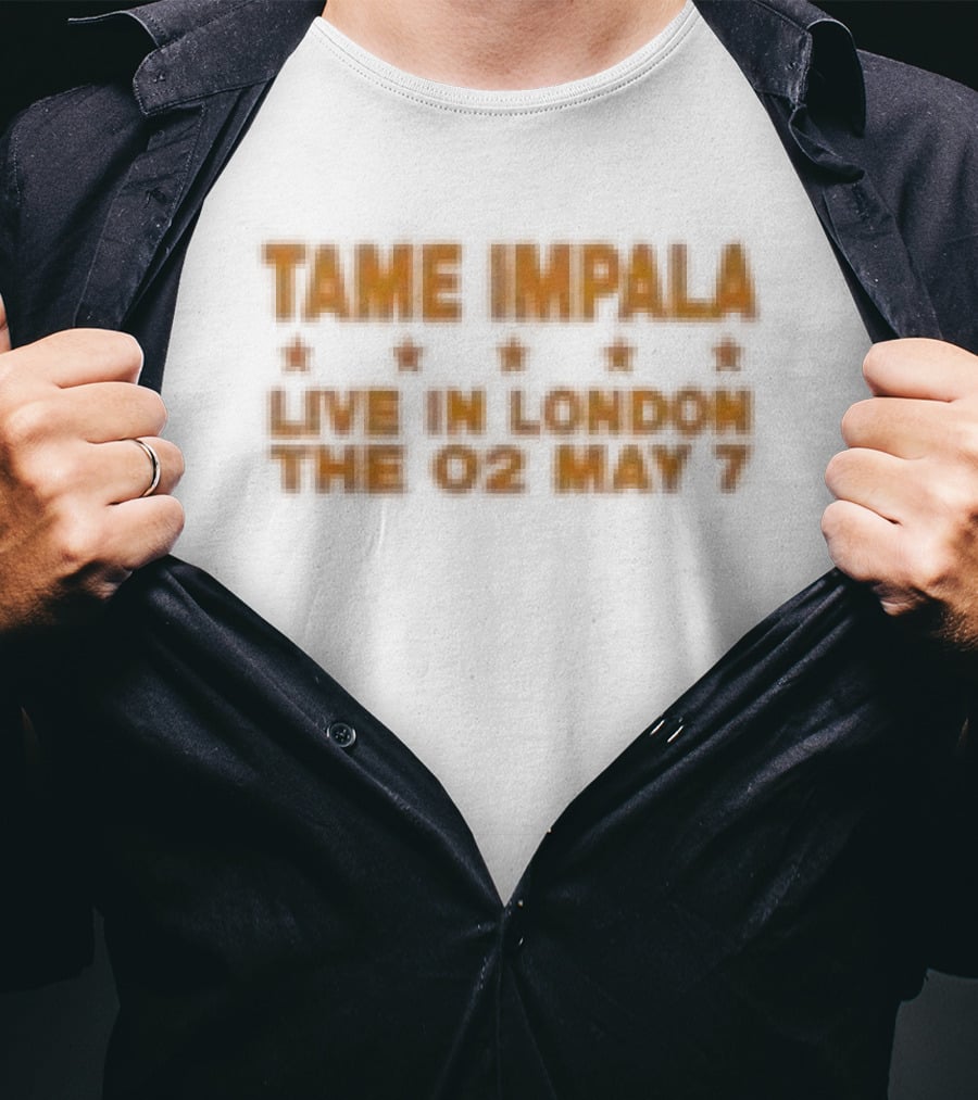 Tame Impala Life In London The O2 May 7 2026 Concert Event T-Shirt