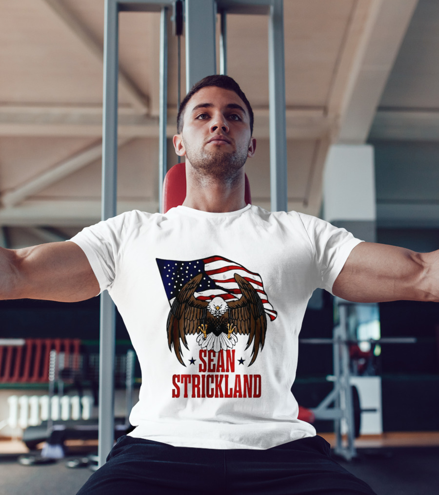 American Flag Eagle Sean Strickland UFC The Great American Hope T-Shirt