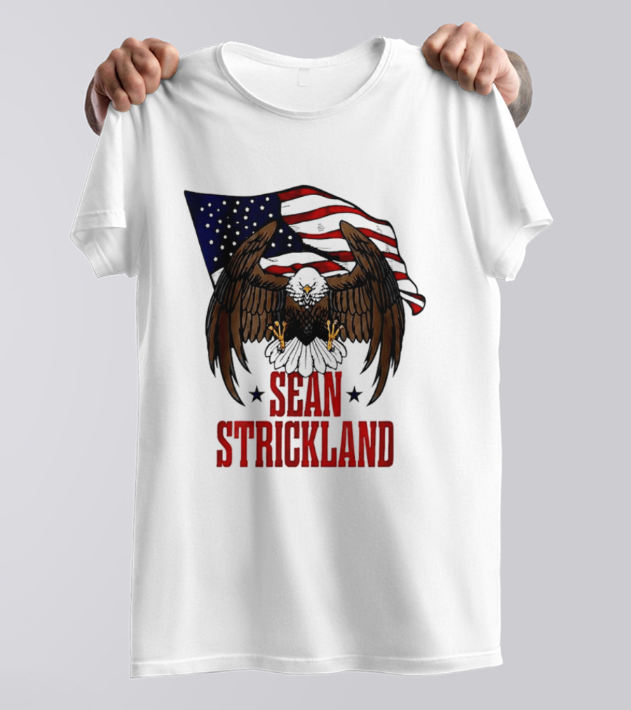 American Flag Eagle Sean Strickland UFC The Great American Hope T-Shirt